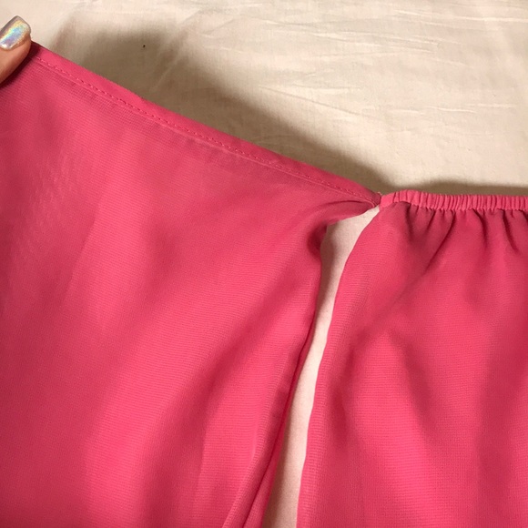 cute strapless shirt with attached long sleeves - Picture 2 of 2